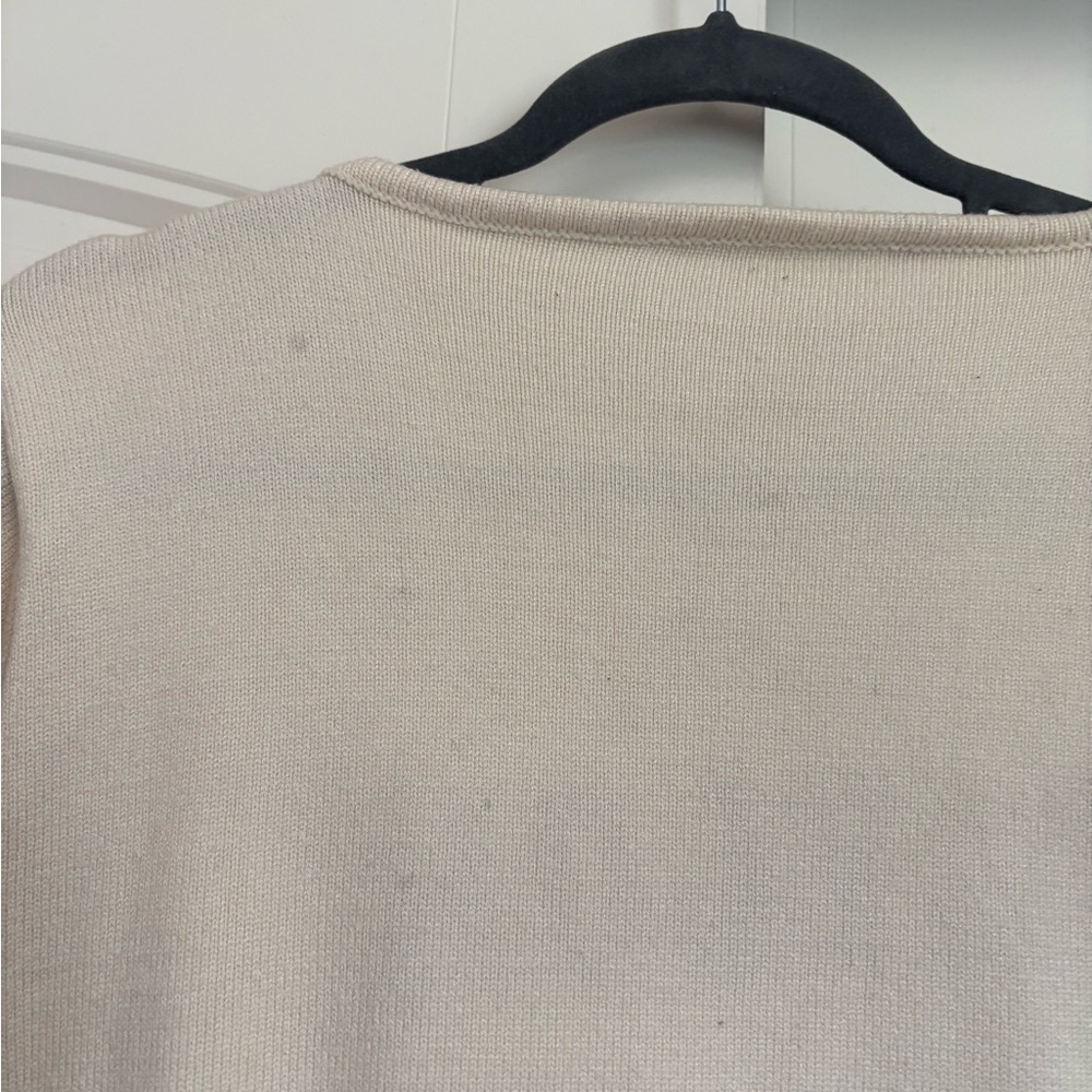Taylor Swift Collegiate Varsity Crewneck Sweater white red / burgundy size XS - Picture 7 of 8
